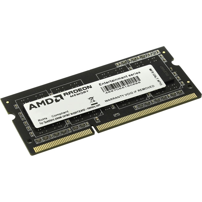 Модуль памяти SODIMM DDR3 4096 Mb (pc-12800) 1600МГц AMD 1.5В