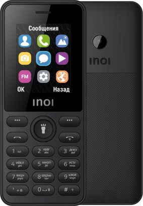 Сотовый телефон INOI 109 черный (2*SIM, 1,8", 160х128, 1750 мАч, micro SD до 16 Гб, 0,08Мп)