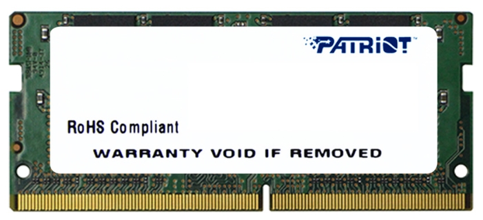 Модуль памяти SODIMM DDR4 4096 Mb (PC4-17000) 2133MHz Patriot 1.2В