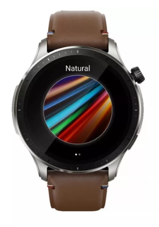Смарт-часы Amazfit GTR 4 A2166 Brown Leather <1,43" AMOLED 466x466, SpO2, 5 ATM, GPS, GLONASS>