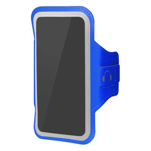Чехол спортивный (неопрен) для смартфонов до 5.8 дюймов DF SportCase-01 (blue)