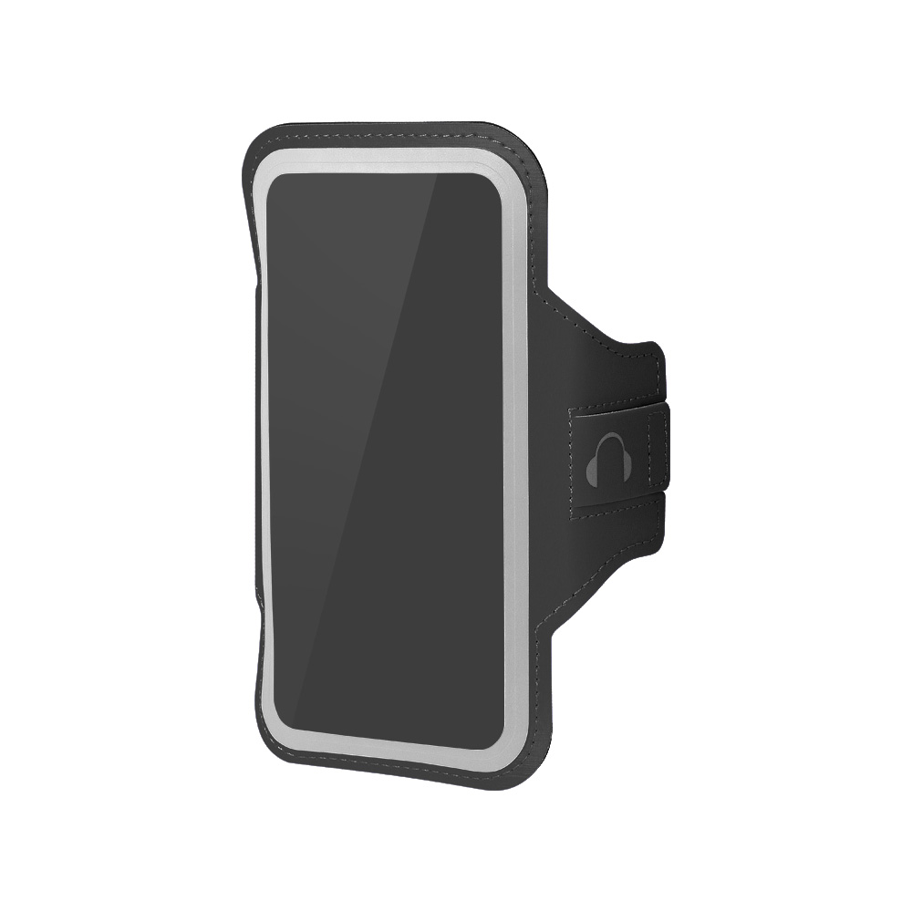 Чехол спортивный (неопрен) для смартфонов до 6.5 дюймов DF SportCase-02 (black)