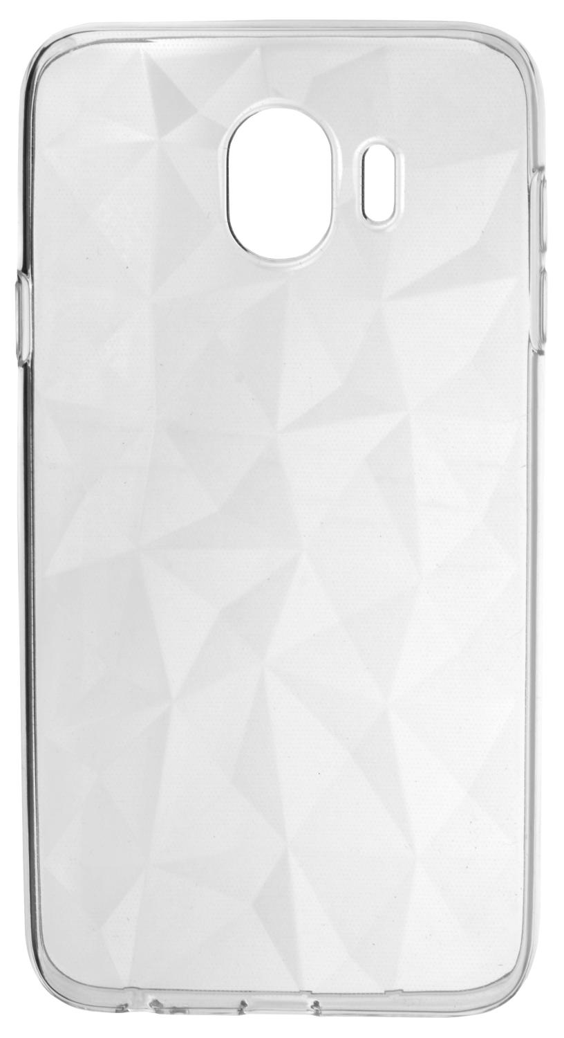 Чехол для Samsung Galaxy J4 (2018), прозрачный, накладка, Diamond, skinBOX T-S-SGJ42018-007