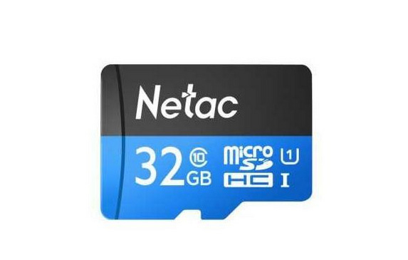 Карта памяти Transflash (MicroSDHC) Card_ 32 GB Class 10  Netac NT02P500STN-032G-S P500 без адаптера
