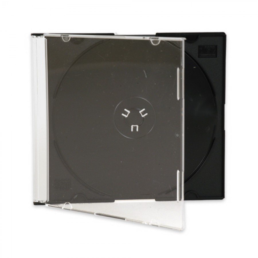 Коробка для 1 CD Slim темный