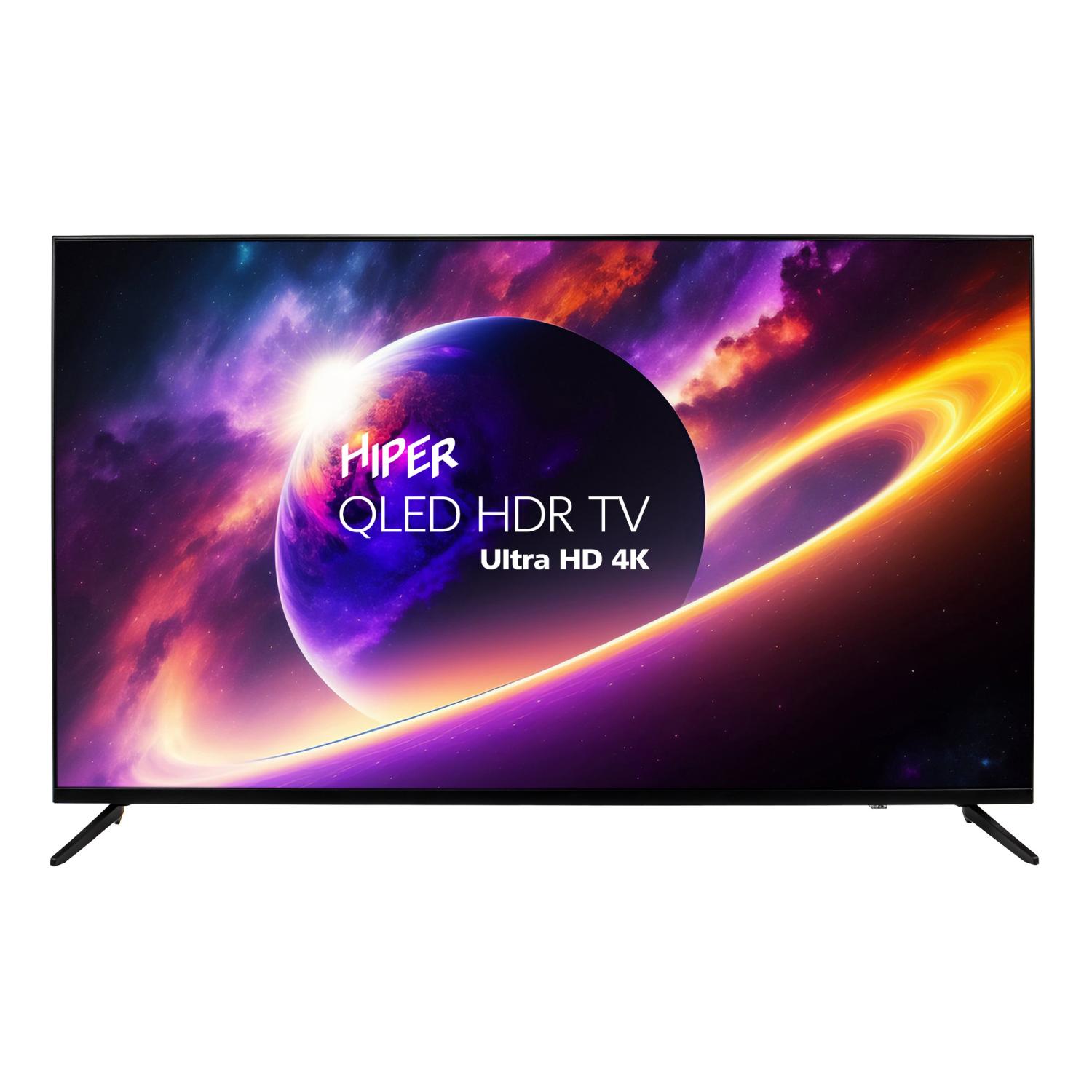 Телевизор 55" Hiper QL55UD700AD QLED 4K graphite (QLED, UHD, SMART TV, DVB-T/T2/C/S/S2)