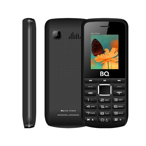 Сотовый телефон BQ BQM-1846 One Power черно-синий 1.77",128х160,2000мАч,2Sim, Bluetooth,FM radio