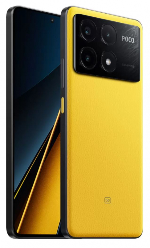 Смартфон POCO X6 Pro 5G 8/256Gb желтый<2SIM 6.67" 8х3.35ГГц 2712х1220 64/8/2+16Мп NFC 5000mAh And14>