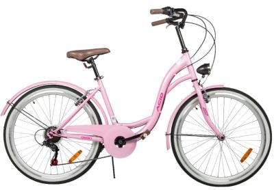 Велосипед ACID Q 690 (26"  рост. 19") Rose Dusty/Pink 2026 (с корзиной)