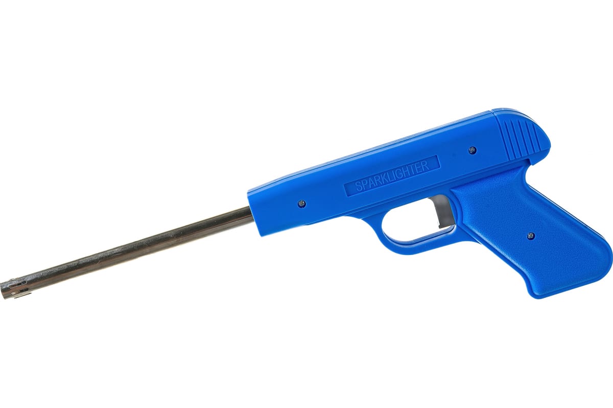Пьезозажигалка ENERGY JZDD-17-LBL, пистолет, голубая