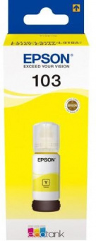 Картридж Epson Original 103 [C13T00S44A] Yellow для L1110/3100/3110/3150/3151/5190 (65мл до 7500стр)