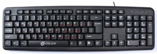 Клавиатура Oklick 90M черный USB