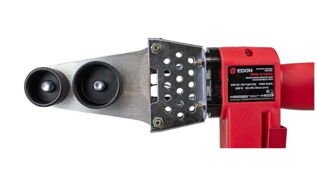 Сварочный аппарат для пластиковых труб Edon PWM-3/1000C (1000Вт; 260°С; 20/25/32)