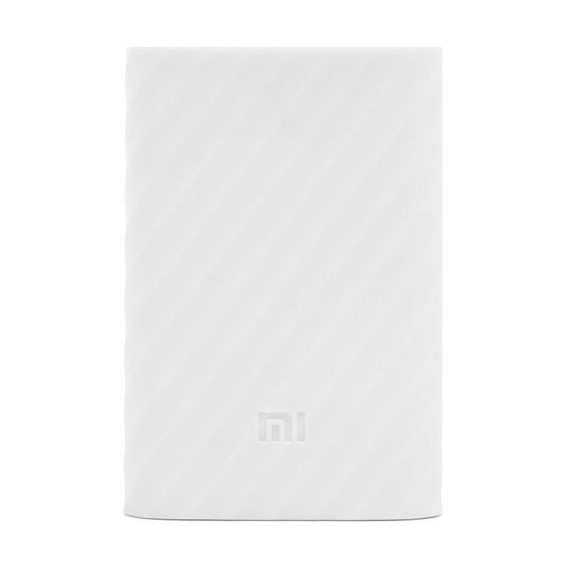 _Силиконовый чехол для Xiaomi Power bank 10000 с 2USB White