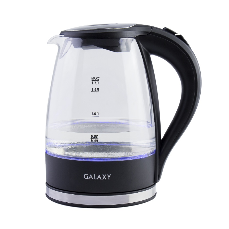 Чайник Galaxy GL 0552 (1,7л,2200 Вт,корпус из термостойкого стекла,светодиодная подсветка)