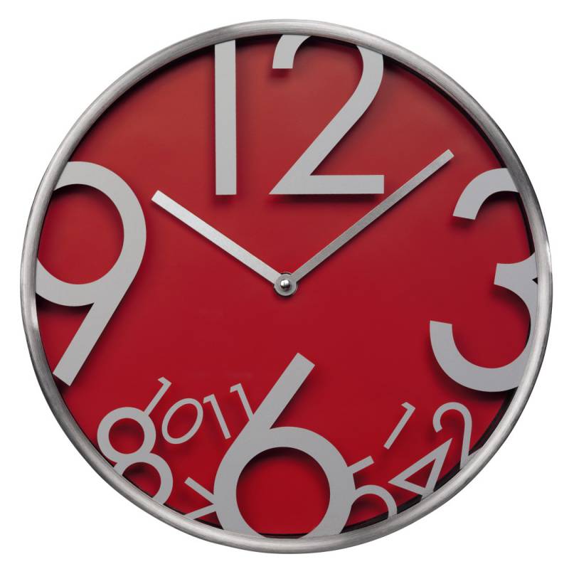 Часы настенные Hama АG-300 красный