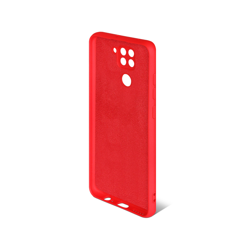 Чехол для Xiaomi Redmi Note 9, красный, микрофибра, xiOriginal-11