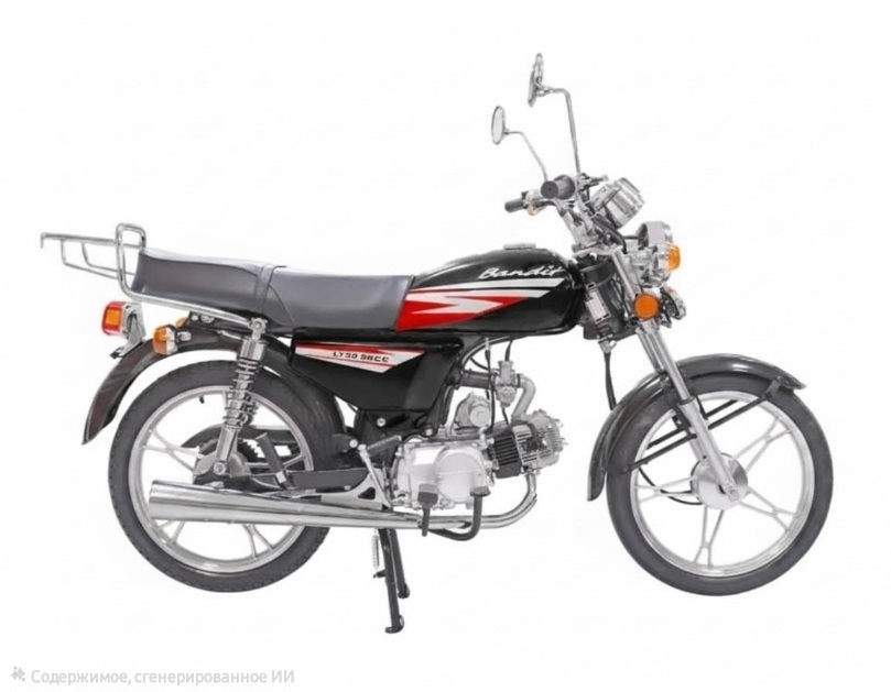 Мопед KT50 Alpha (Тюнинг) ЧЕРНЫЙ ГЛЯНЦЕВЫЙ 51833