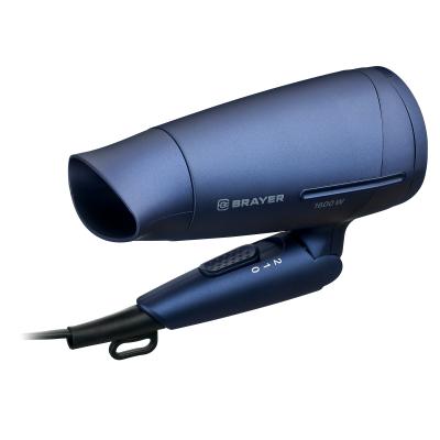 Фен Brayer 3020BR-BL 1600 Вт, 2 скор., холодный воздух, складная ручка, съемный фильтр, шнур 1,8 м
