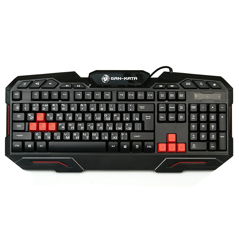 Клавиатура Dialog Gan-Kata KGK-11U - игровая, USB, черная