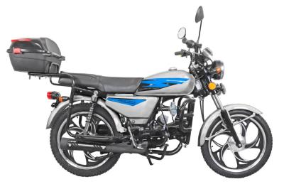 Мопед KT50 Alpha ЛЮКС (Тюнинг) (компл-я Люкс, сигн.с автозап,пласт.кофр) СЕРЕБРИСТЫЙ	42174