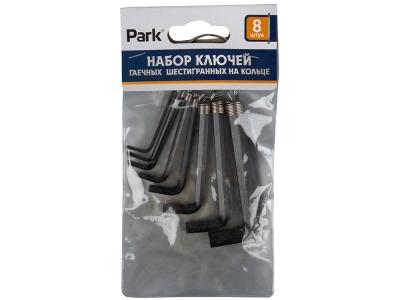 Набор ключей шестигранных Park на кольце 8шт\\100696