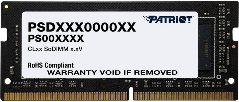 Модуль памяти SODIMM DDR4_ 16Gb (PC4-25600) 3200MHz Patriot