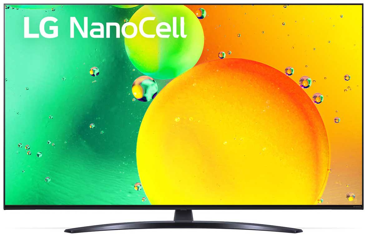 Телевизор 50" LG 50NANO769QA.ARU (4К UHD/NanoCell/DVB-T2/C/S2/USB2/HDMIх3/SmartTV/Wi-Fi)