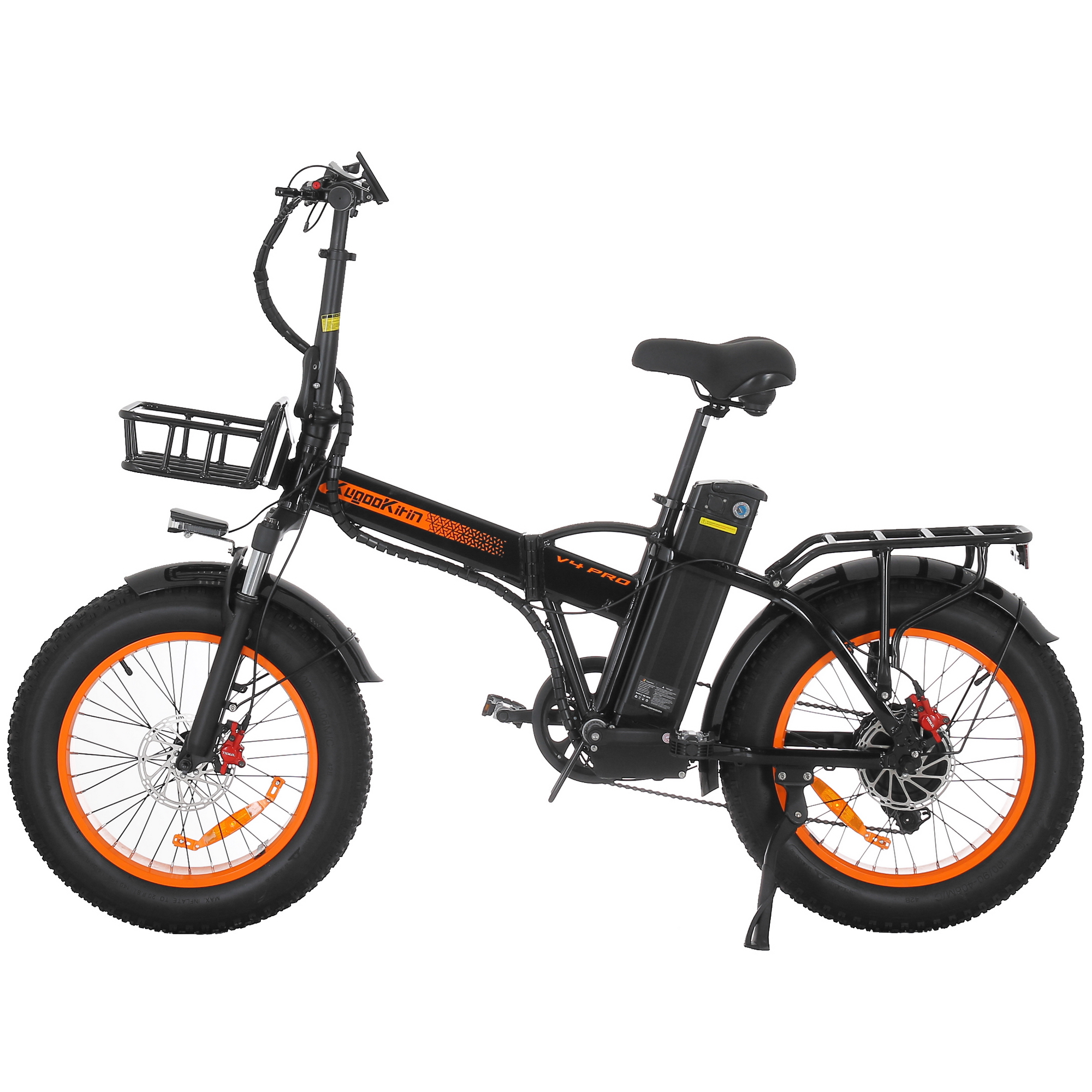 Электроскутер Kugoo Kirin V4 PRO колеса 20'' 750Вт, 48/15,6А до 50км на одном заряде