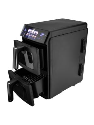 Аэрогриль ELTRONIC (777-03) 12 литров/2600w 2 чаши (черный)
