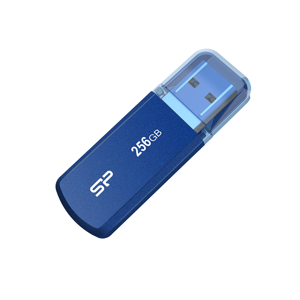 Флэш-память USB_256 GB Silicon Power Helios 202 blue USB3.2