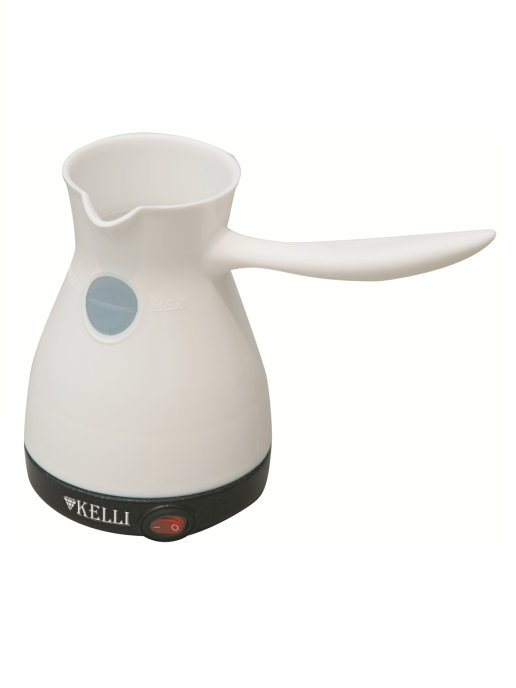 Турка электрическая KELLI KL-1445 белый на 4 чашки