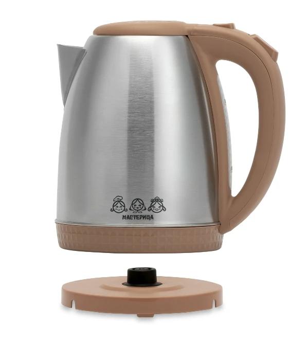 Чайник Мастерица EK-1801М 1,8л, нержавейка, капучино