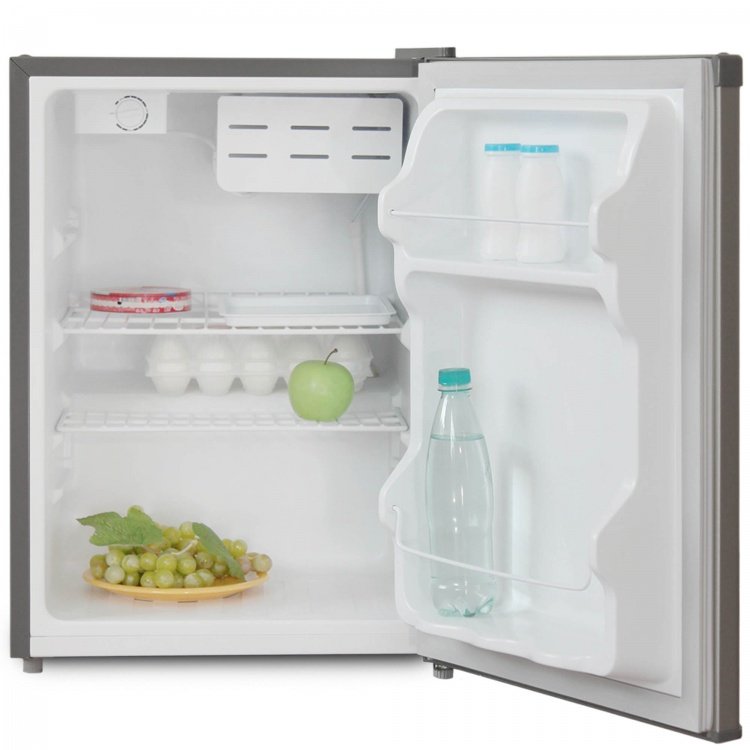 Холодильник 63 см Бирюса M70 (объем 65л,класс А+, 109 кВтч/год,дБ 42,63х44.5х51см) серебристый