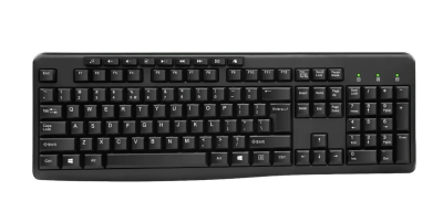 Клавиатура Oklick 305M черный USB Multimedia