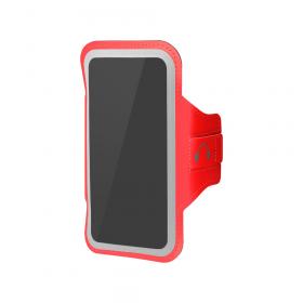 Чехол спортивный (неопрен+полиэстер) для смартфонов до 5.8 дюймов DF SportCase-03 (red)