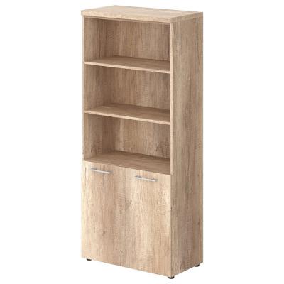 TORRz THC 85.5 Шкаф-стеллаж дуб Каньон, 854х452х1968(ТCW85-1;TLD42-2;топ ТР85) 