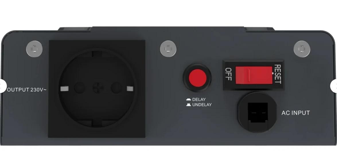 Стабилизатор напряжения Powercom WM-1000VA 800Вт 1000ВА графитовый
