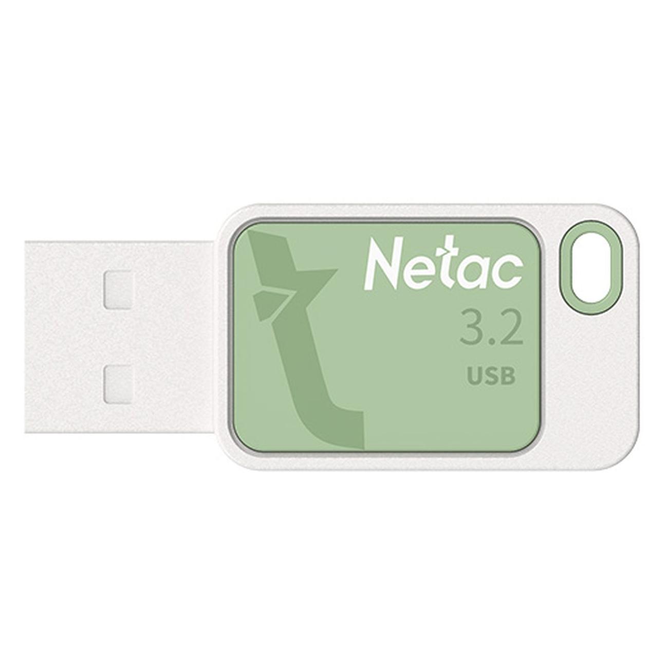 Флэш-память USB_128 GB Netac UA31 <NT03UA31N-128G-32GN>, USB3.2, зеленая 