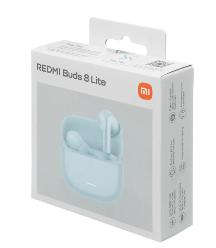 Беспроводные BLUETOOTH наушники Xiaomi Redmi Buds 8 Lite Blue (BHR08OJGL)