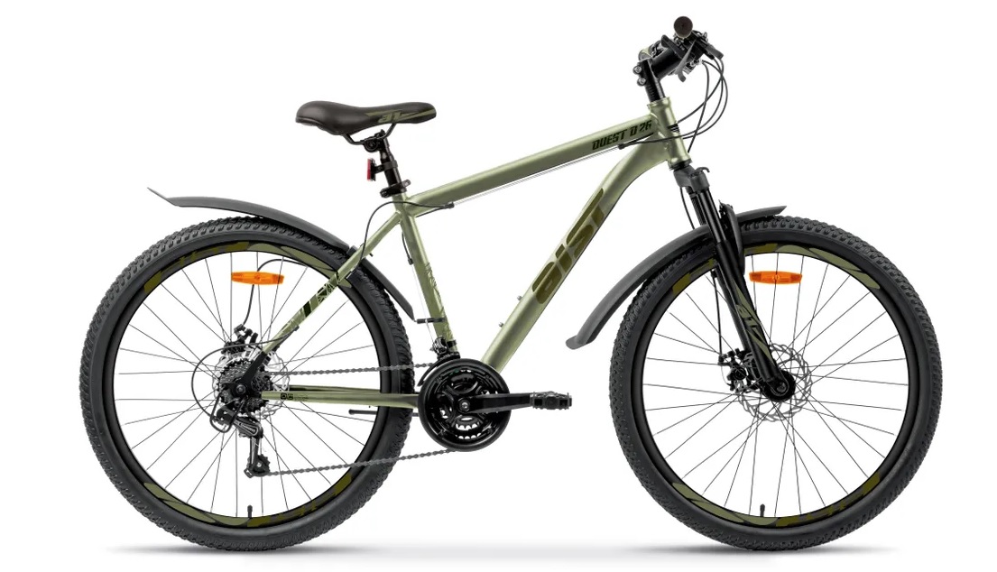 Велосипед AIST Quest Disc (26" рост. 18")  зелёный