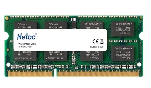 Модуль памяти SODIMM DDR3 8Gb (pc-12800) 1600МГц Netac