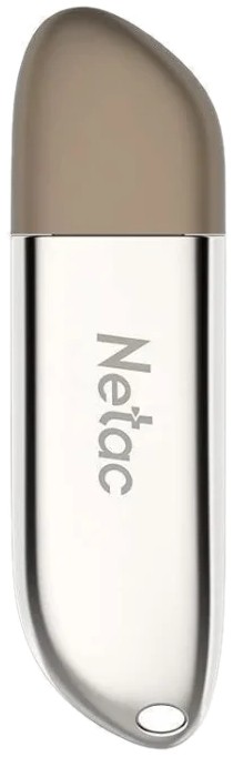 Флэш-память USB_ 64 GB Netac U352 <NT03U352N-064G-20PN>, USB2.0, с колпачком, металлическая 