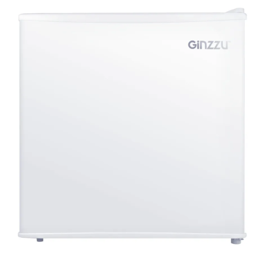 Холодильник 49 см Ginzzu FK-431 белый (объем 43л, разморозка ручная, Кл. А+,  высота 49см)