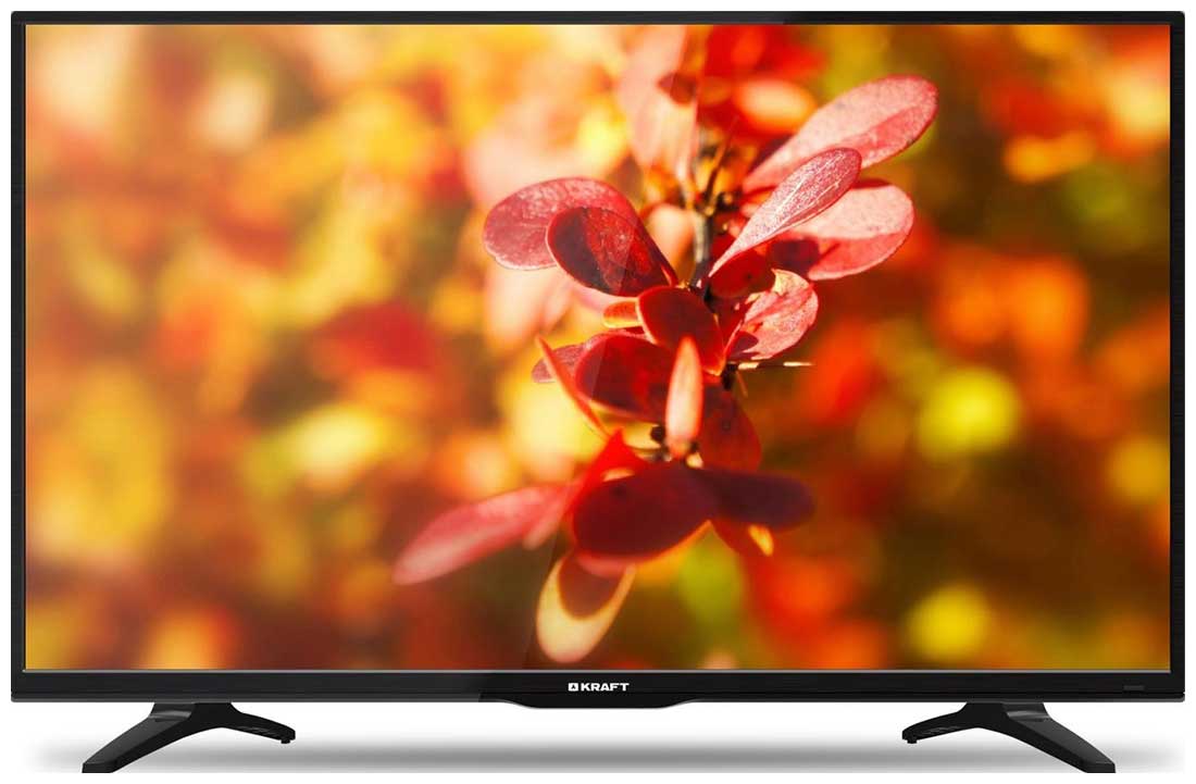 Телевизор 43" Kraft KTV-P43UHD02T2CIWL SmartTV Android 9/UltraHD/DVB-T2/DVB-C/USB