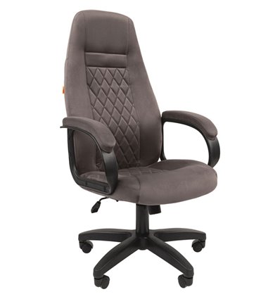 Кресло руководителя Chairman Home 951 ткань Т-55 серый