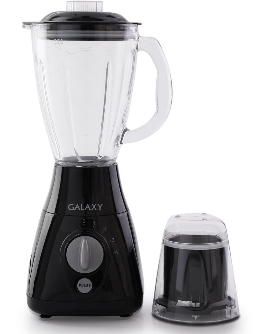 Блендер стационарный Galaxy GL 2155 550 Вт, стеклянная чаша 1,5л.,насадка-кофемолка