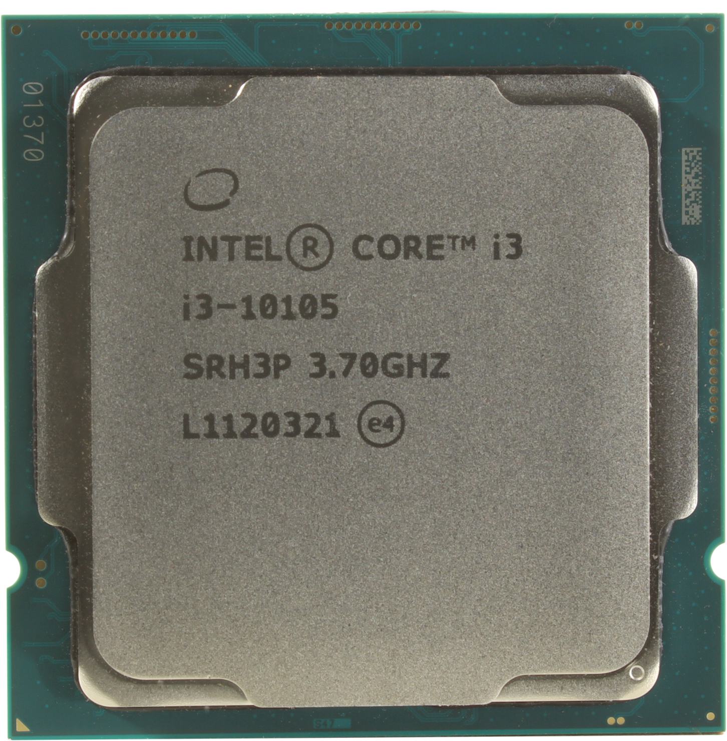 Процессор Intel Core I3-10105 (4/8 ядер,3.7-4.4ГГц,DDR4-2666,UHD Graphics 630,65W,Comet Lake)LGA1200