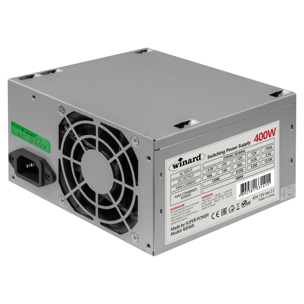 Блок питания 400W Winard ATX