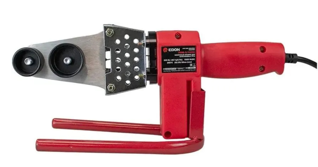 Сварочный аппарат для пластиковых труб Edon PWM-3/1000C (1000Вт; 260°С; 20/25/32)